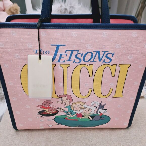 Gucci Kids' X The Jetsons Candy GG Coated Canvas Tote Handbag - Picture 4 of 13